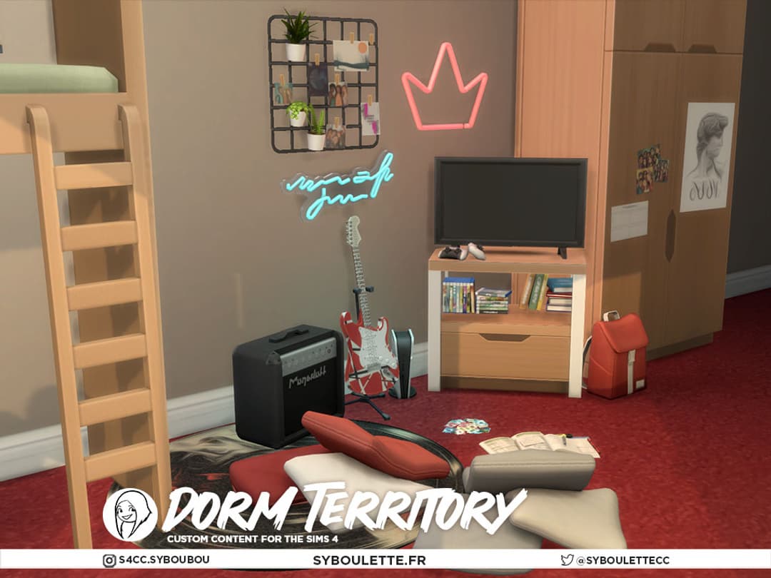 Галерея мода Набор для подростковой комнаты Dorm Territory #1